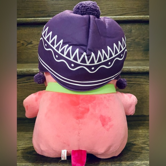 Tabekko Animal Crackers Hippo plush in Winter gears from Japan - Picture 3 of 5